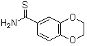 2,3-二氢-1,4-苯并二氧杂六环-6-硫代甲酰胺分子结构 (CAS 337508-71-1)