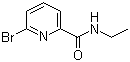 structure of CAS# 337535-98-5, 6-Bromo-N-ethylpyridin-2-carboxamide