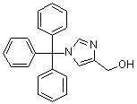 structure of CAS# 33769-07-2, 1-Triphenylmethylimidazole-4-methanol