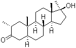 structure of CAS# 3381-88-2, 甲基屈他雄酮