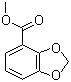 structure of CAS# 33842-16-9, 苯并-1,3-二氧戊环-4-甲酸甲酯