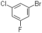 structure of CAS# 33863-76-2, 1-溴-3-氯-5-氟苯