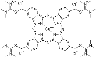 structure of CAS# 33864-99-2, 阿尔新蓝 8GX