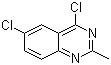 4,6-二氯-2-甲基喹唑啉分子结构 (CAS 338739-44-9)