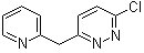 3-氯-6-(2-吡啶基甲基)哒嗪分子结构 (CAS 338779-81-0)