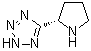 structure of CAS# 33878-70-5, (S)-5-吡咯烷-2-基四唑