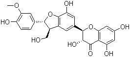 structure of CAS# 33889-69-9, 水飞蓟亭