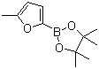 2-甲基呋喃-5-硼酸频哪醇酯分子结构 (CAS 338998-93-9)