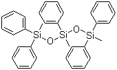 1,3,5-三甲基-1,1,3,5,5-五苯基三硅二氧烷分子结构 (CAS 3390-61-2)