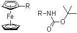 [[(1,1-二甲基乙氧基)羰基]氨基]二茂铁分子结构 (CAS 339195-19-6)