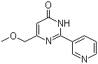 6-(甲氧基甲基)-2-(3-吡啶基)-4(3H)-嘧啶酮分子结构 (CAS 339278-99-8)