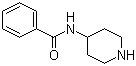 4-苯甲酰氨基哌啶分子结构 (CAS 33953-37-6)