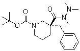 (3R)-3-(苯基甲基)-1,3-哌啶二甲酸 1-(1,1-二甲基乙基)酯 3-(三甲基酰肼)分子结构 (CAS 339539-82-1)