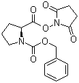 structure of CAS# 3397-33-9, N-Cbz-L-proline N-hydroxysuccinimide ester