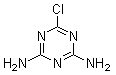 structure of CAS# 3397-62-4, 2-Chloro-4,6-diamino-1,3,5-triazine