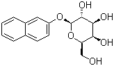 structure of CAS# 33993-25-8, 2-Naphthyl beta-D-galactopyranoside