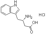 structure of CAS# 339994-86-4, (betaS)-beta-氨基-1H-吲哚-3-丁酸单盐酸盐