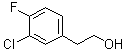 3-氯-4-氟苯乙醇分子结构 (CAS 340825-21-0)