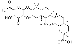 CAS # 34096-83-8, Glycyrrhetinic acid 3-O-mono-beta-D-glucuronide