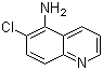 5-氨基-6-氯喹啉分子结构 (CAS 341010-40-0)