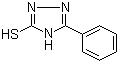 5-苯基-1,2,4-三唑-3-硫醇分子结构 (CAS 3414-94-6)