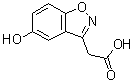 5-羟基-1,2-苯并异恶唑-3-乙酸分子结构 (CAS 34173-03-0)