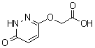 [(1,6-二氢-6-氧代-3-哒嗪基)氧基]乙酸分子结构 (CAS 34173-61-0)