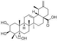 CAS # 341971-45-7, Actinidic acid, (2alpha,3beta,4alpha)-2,3,23-Trihydroxyursa-12,20(30)-dien-28-oic acid