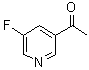 structure of CAS# 342602-55-5, 1-(5-氟-3-吡啶基)乙酮