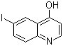 6-碘-4-喹啉醇分子结构 (CAS 342617-07-6)