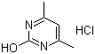 4,6-二甲基-2-羟基嘧啶盐酸盐分子结构 (CAS 34289-60-6)