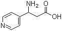 structure of CAS# 3429-24-1, 3-Amino-3-(pyridin-4-yl)propanoic acid