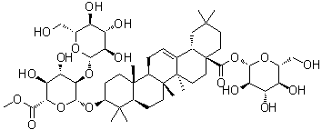 竹节皂苷 V 甲基酯分子结构 (CAS 34291-22-0)