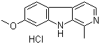 structure of CAS# 343-27-1, 盐酸去氢骆驼蓬碱
