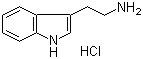 structure of CAS# 343-94-2, 3-(2-Aminoethyl)indole hydrochloride