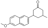 3-(6-甲氧基-2-萘基)-5-甲基环己酮分子结构 (CAS 343272-52-6)
