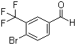 3-三氟甲基-4-溴苯甲醛分子结构 (CAS 34328-47-7)