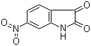 CAS 登录号：3433-54-3, 6-硝基靛红, 6-硝基-1H-吲哚-2,3-二酮