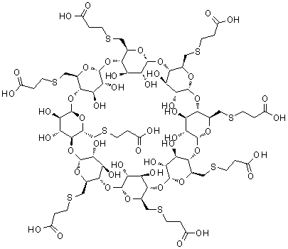 Sugammadex分子结构 (CAS 343306-71-8)