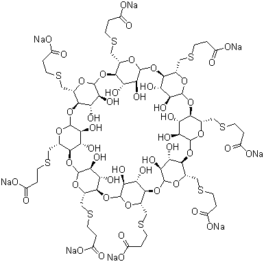舒更葡糖钠分子结构 (CAS 343306-79-6)