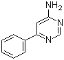 structure of CAS# 3435-29-8, 4-氨基-6-苯基嘧啶