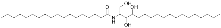 structure of CAS# 34354-88-6, 神经酰胺3