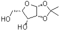 CAS 登录号：34370-92-8, 1,2-O-(1-甲基亚乙基)-beta-L-呋喃来苏糖