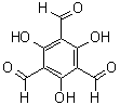 structure of CAS# 34374-88-4, 2,4,6-Trihydroxy-1,3,5-benzenetricarboxaldehyde
