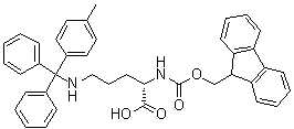 CAS # 343770-23-0, N2-[(9H-Fluoren-9-ylmethoxy)carbonyl]-N5-[(4-methylphenyl)diphenylmethyl]-L-ornithine