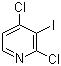 2,4-二氯-3-碘吡啶分子结构 (CAS 343781-36-2)