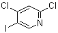 2,4-二氯-5-碘吡啶分子结构 (CAS 343781-49-7)