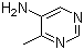 structure of CAS# 3438-61-7, 5-Amino-4-methylpyrimidine
