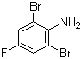 2,6-二溴-4-氟苯胺分子结构 (CAS 344-18-3)