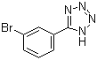 structure of CAS# 3440-99-1, 5-(3-Bromophenyl)-1H-tetrazole